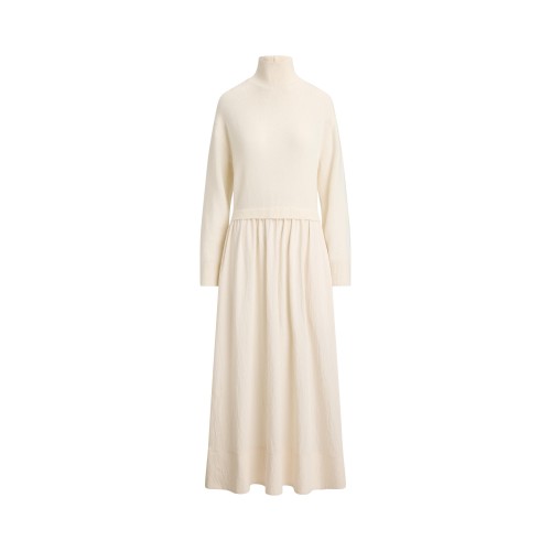 Women's A-Line Turtleneck Dress Polo Ralph Lauren