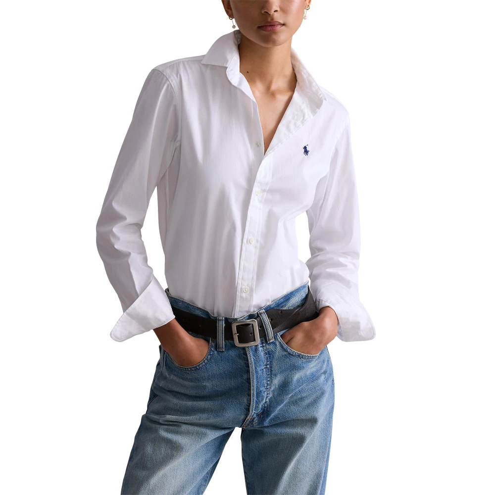 Γυναικείο Βαμβακερο Πουκάμισο Slim Fit Polo Ralph Lauren