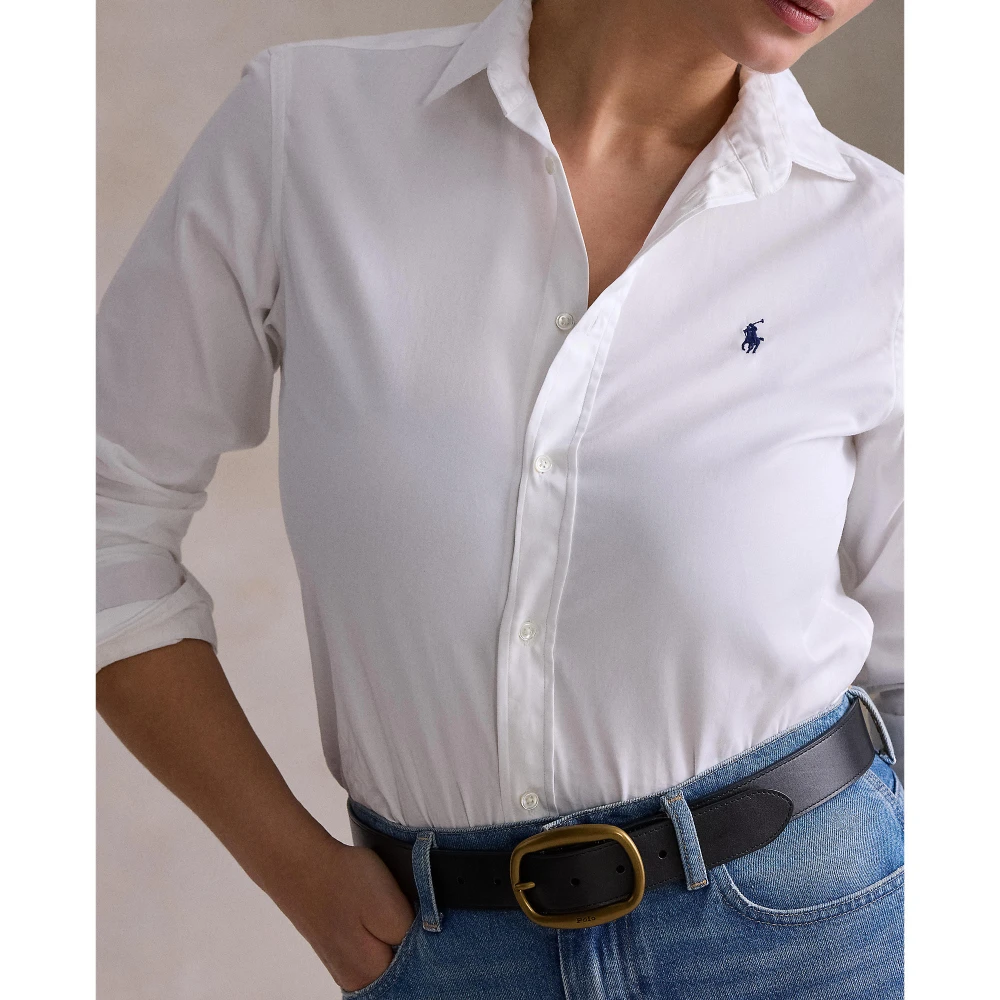 Γυναικείο Βαμβακερο Πουκάμισο Slim Fit Polo Ralph Lauren