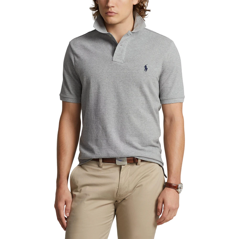Ανδρική Μπλούζα The Iconic Mesh Polo Shirt Polo Ralph Lauren
