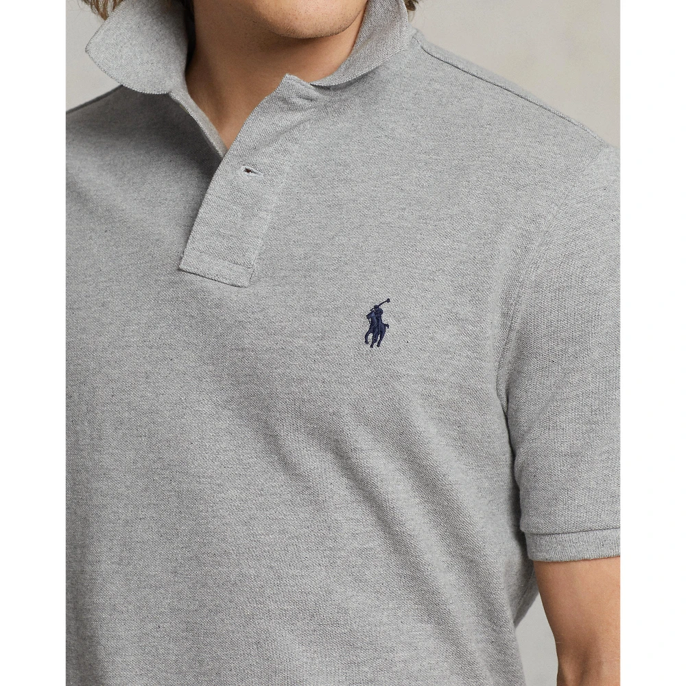 Ανδρική Μπλούζα The Iconic Mesh Polo Shirt Polo Ralph Lauren