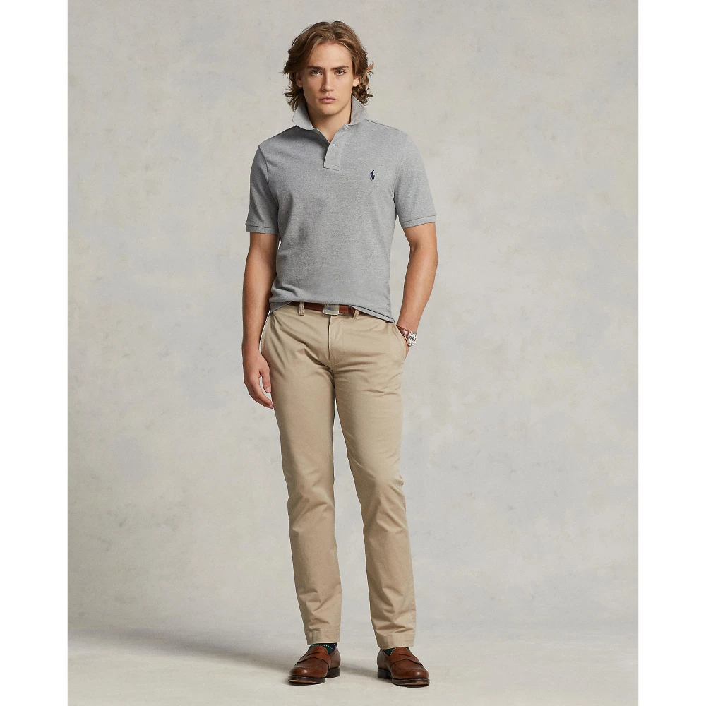 Ανδρική Μπλούζα The Iconic Mesh Polo Shirt Polo Ralph Lauren