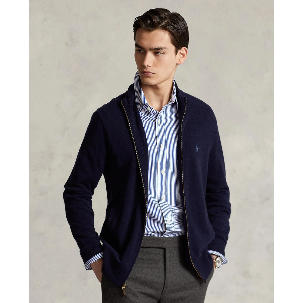 Ανδρική Πλεκτή Ζακέτα με Φερμουάρ Polo Ralph Lauren