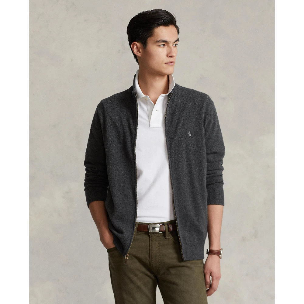 Ανδρική Πλεκτή Ζακέτα με Φερμουάρ Polo Ralph Lauren
