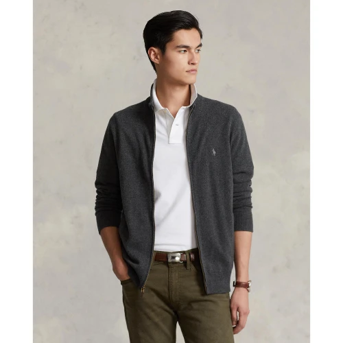 Ανδρική Πλεκτή Ζακέτα με Φερμουάρ Polo Ralph Lauren