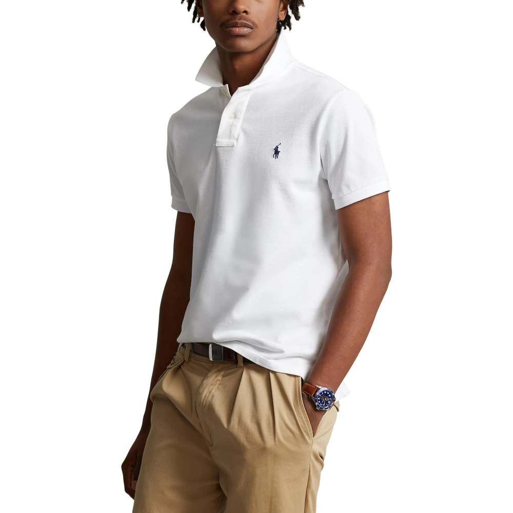 Ανδρική Μπλούζα The Iconic Mesh Polo Shirt Polo Ralph Lauren