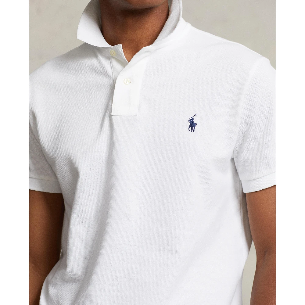 Ανδρική Μπλούζα The Iconic Mesh Polo Shirt Polo Ralph Lauren
