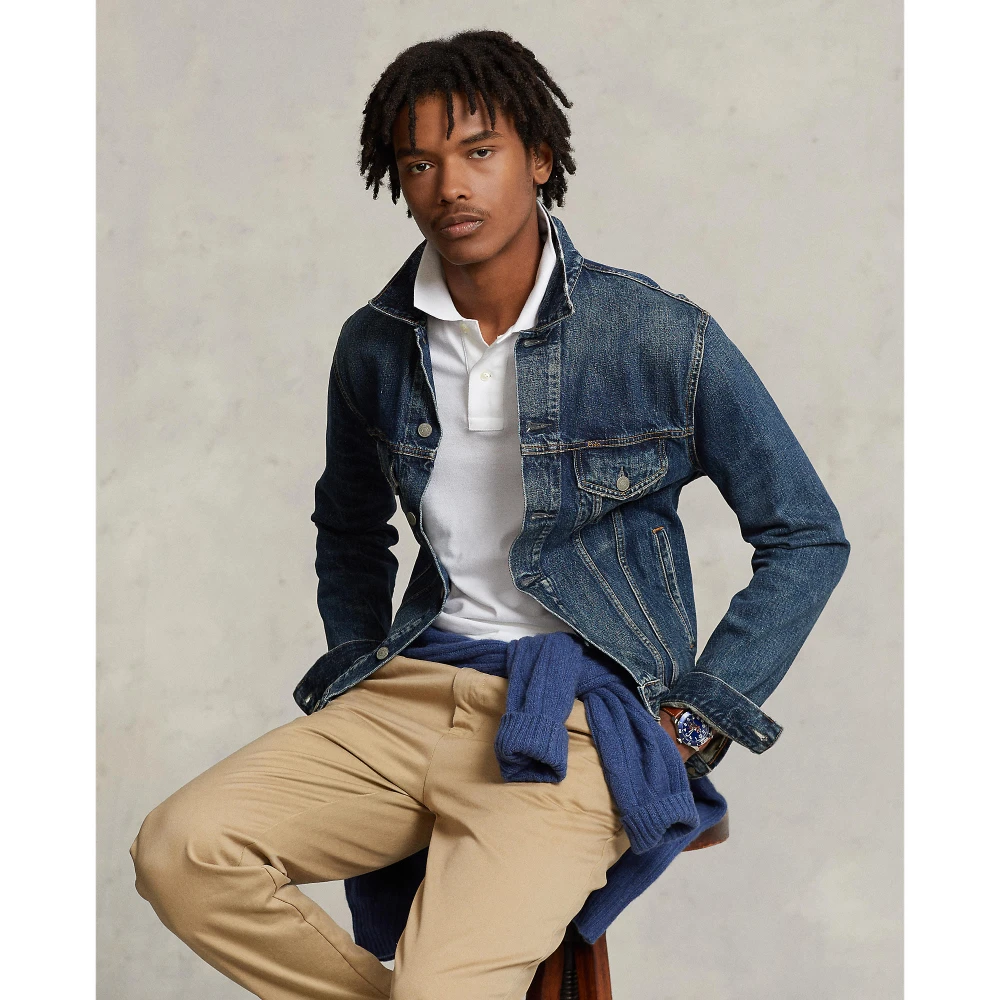 Ανδρική Μπλούζα The Iconic Mesh Polo Shirt Polo Ralph Lauren