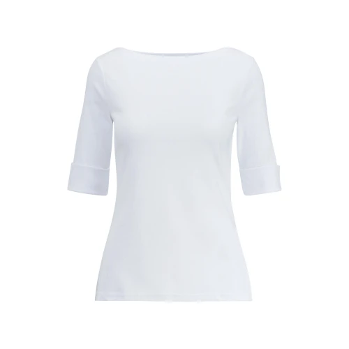 Γυναικεία Μπλούζα Stretch Cotton Boatneck Polo Ralph Lauren