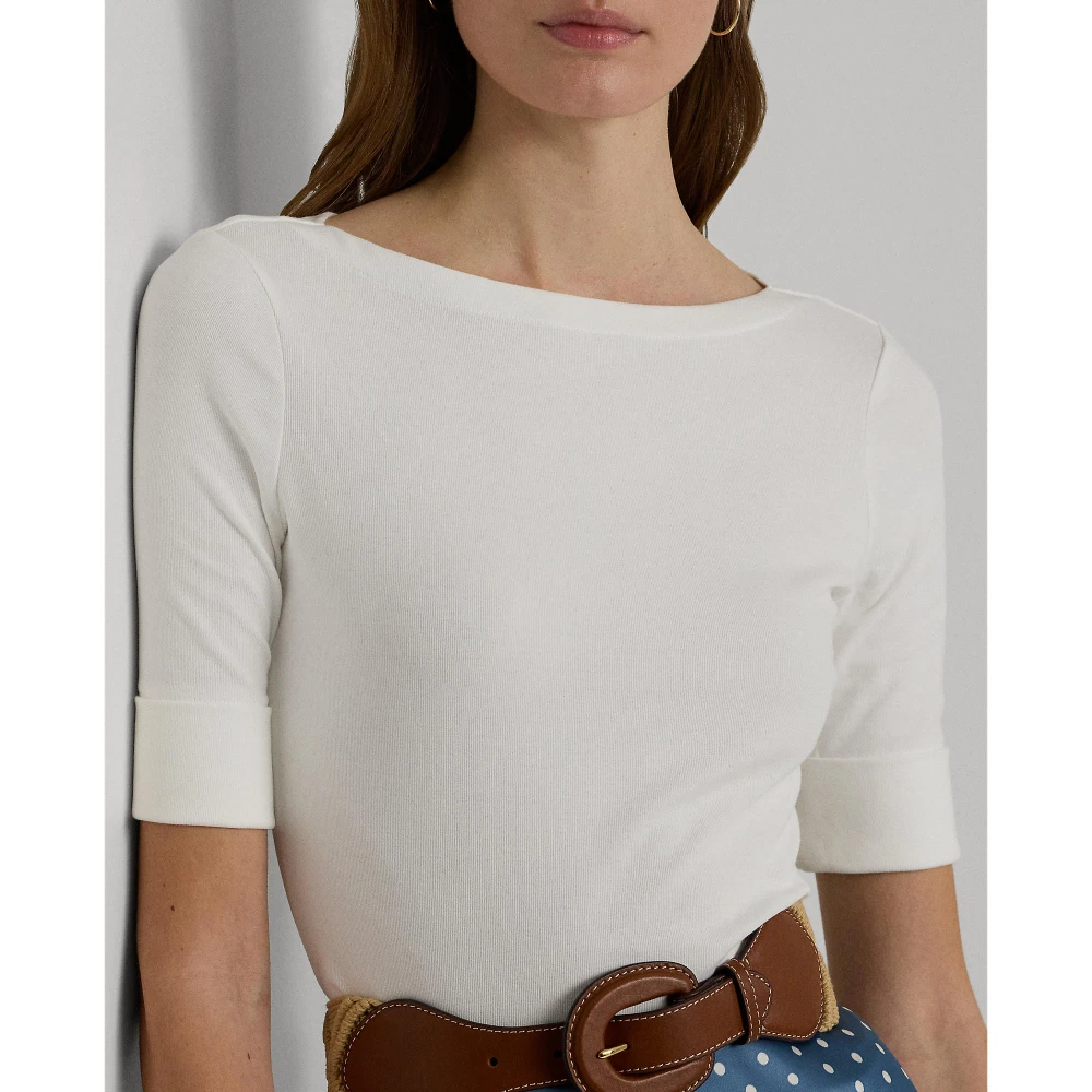 Γυναικεία Μπλούζα Stretch Cotton Boatneck Polo Ralph Lauren
