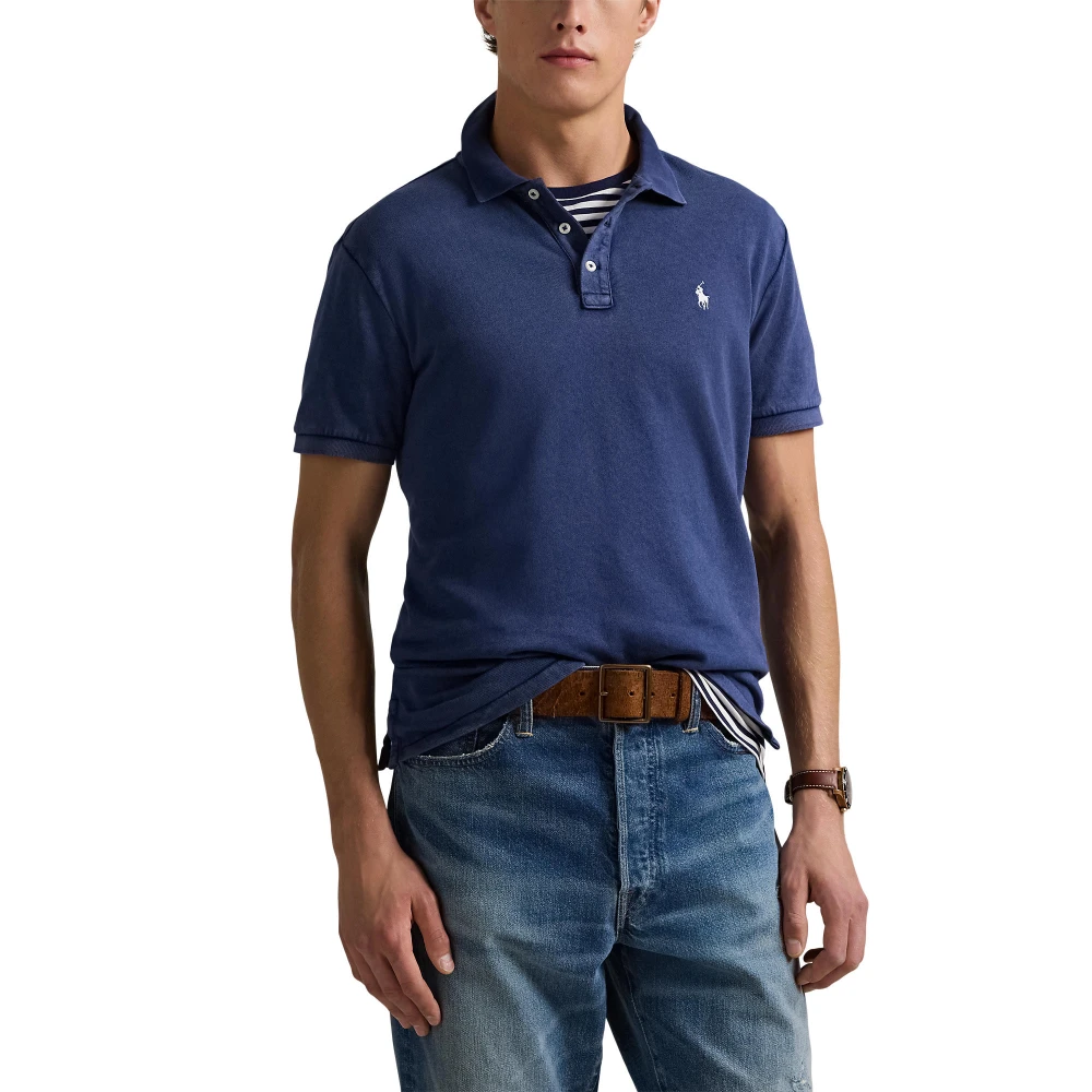 Ανδρική Μπλούζα με γιακά Custom Slim Fit Spa Terry  Polo Ralph Lauren