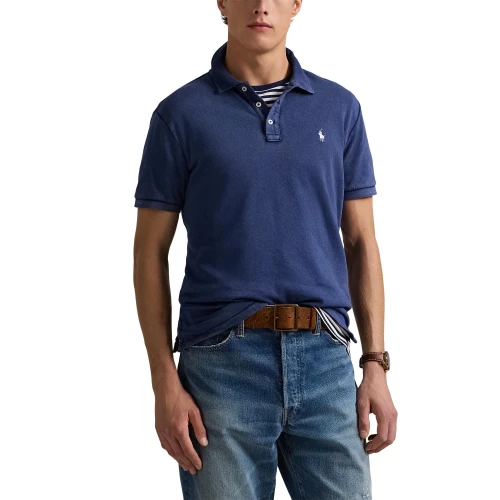 Ανδρική Μπλούζα με γιακά Custom Slim Fit Spa Terry  Polo Ralph Lauren
