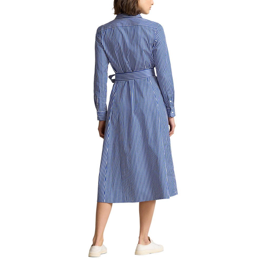 Γυναικείο Φόρεμα Belted Striped Cotton Shirtdress Polo Ralph Lauren