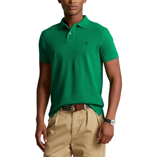 Ανδρική Μπλούζα The Iconic Mesh Polo Shirt Polo Ralph Lauren