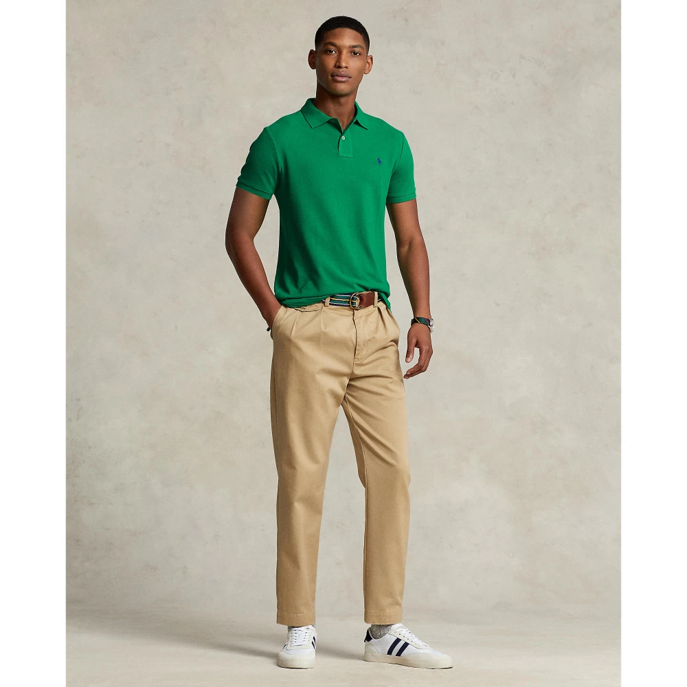 Ανδρική Μπλούζα The Iconic Mesh Polo Shirt Polo Ralph Lauren