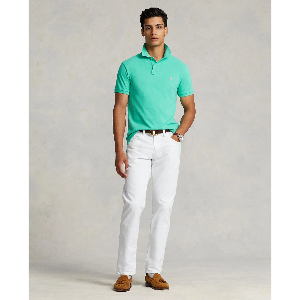 Ανδρική Μπλούζα The Iconic Mesh Polo Shirt Polo Ralph Lauren