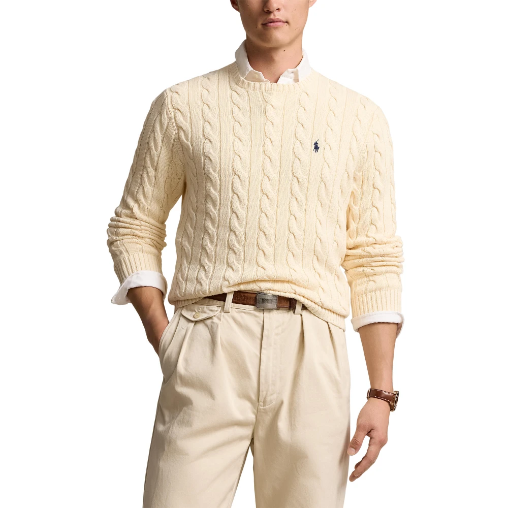 Ανδρικό Βαμβακερό Πουλόβερ Cable-Knit  Polo Ralph Lauren