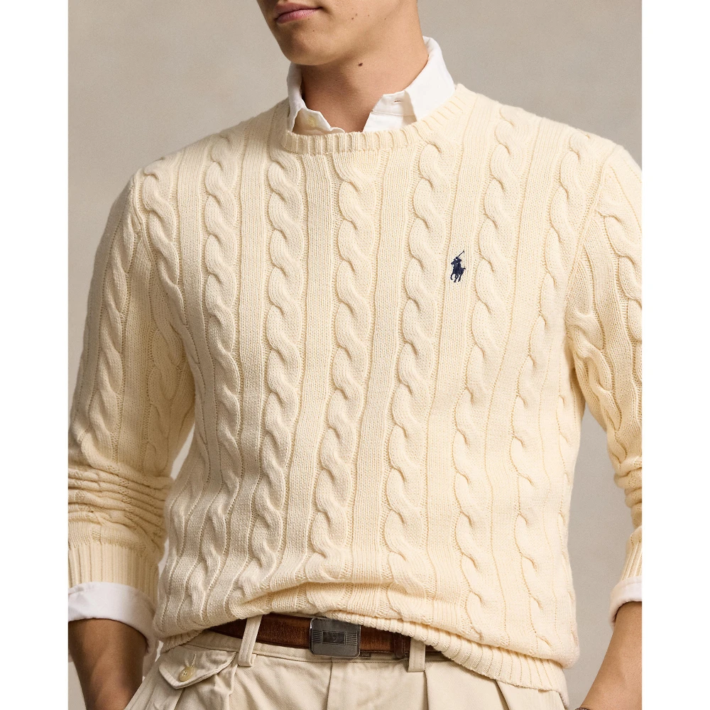 Ανδρικό Βαμβακερό Πουλόβερ Cable-Knit  Polo Ralph Lauren