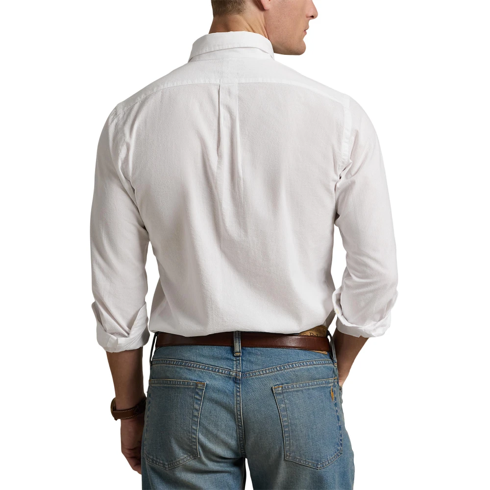 Ανδρικό Πουκάμισο Custom Fit Seersucker Polo Ralph Lauren
