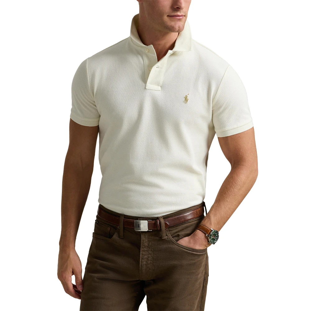 Ανδρική Μπλούζα Polo Custom Slim Fit Mesh  Polo Ralph Lauren