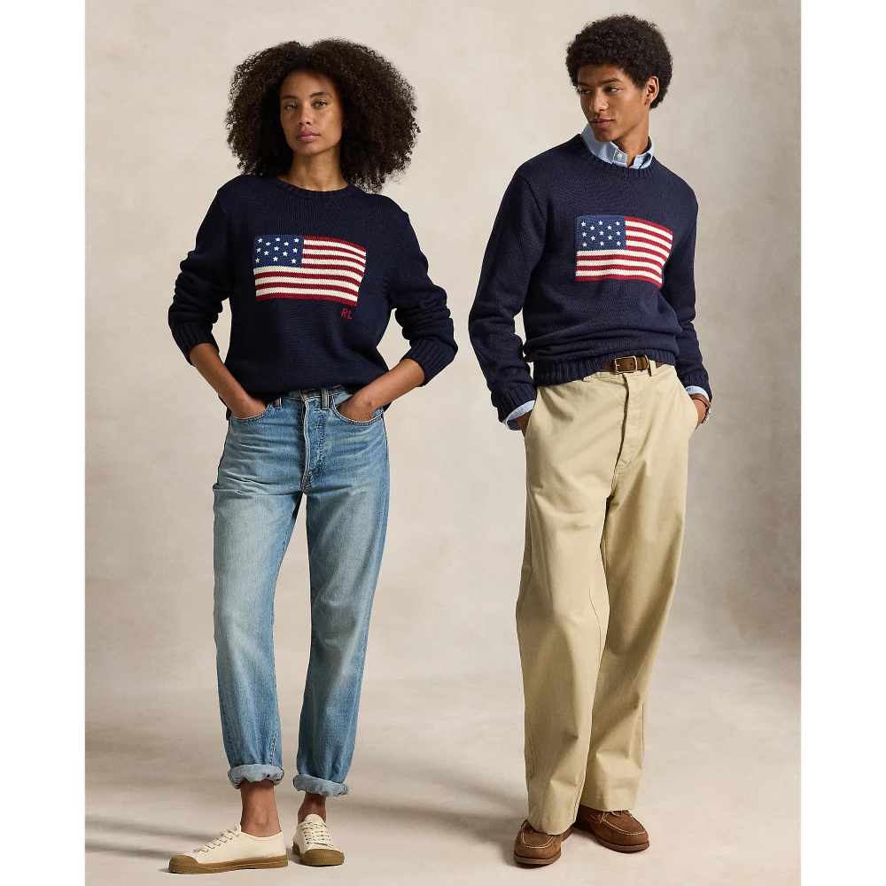 Unisex Πουλόβερ The Iconic Flag Polo Ralph Lauren