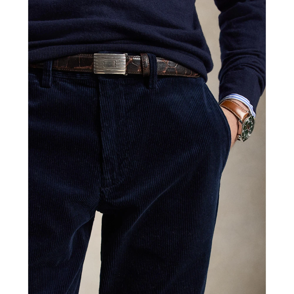 Ανδρικό Παντελόνι Stretch Straight Fit Corduroy Polo Ralph Lauren
