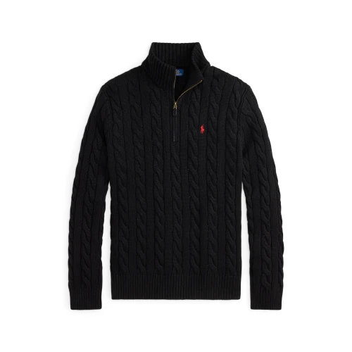 Ανδρικό Βαμβακερό Πουλόβερ Quarter-Zip Polo Ralph Lauren