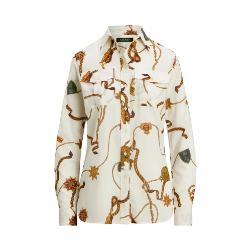 Γυναικείο Πουκάμισο Classic Fit Print Cotton Voile Polo Ralph Lauren