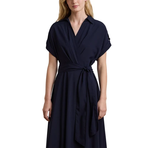 Γυναικείο Φόρεμα με ζώνη  Crepe Polo Ralph Lauren