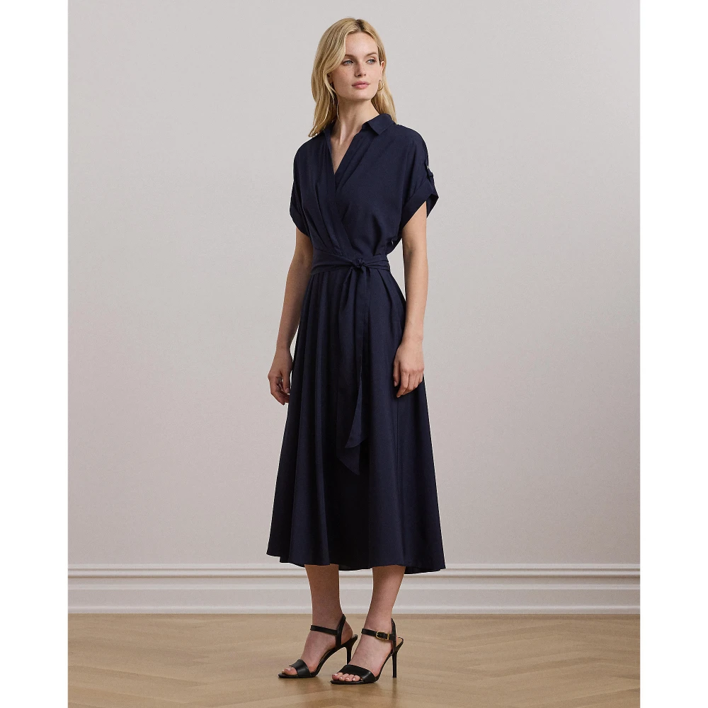 Γυναικείο Φόρεμα με ζώνη  Crepe Polo Ralph Lauren