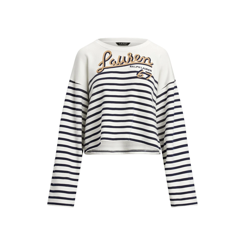 Γυναικείο Φούτερ Striped French Terry Cropped Polo Ralph Lauren
