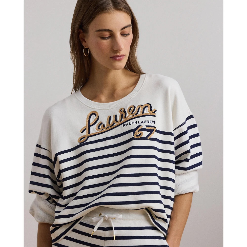 Γυναικείο Φούτερ Striped French Terry Cropped Polo Ralph Lauren