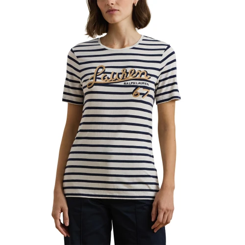 Γυναικεία Μπλούζα Logo Striped Cotton-Blend Jersey