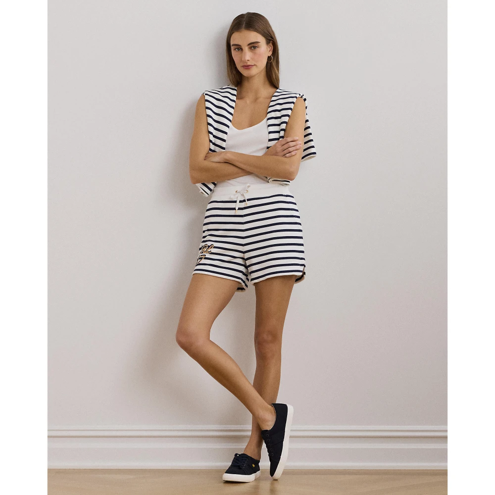 Γυναικεία Βερμούδα Striped French Terry Drawcord Polo Ralph Lauren