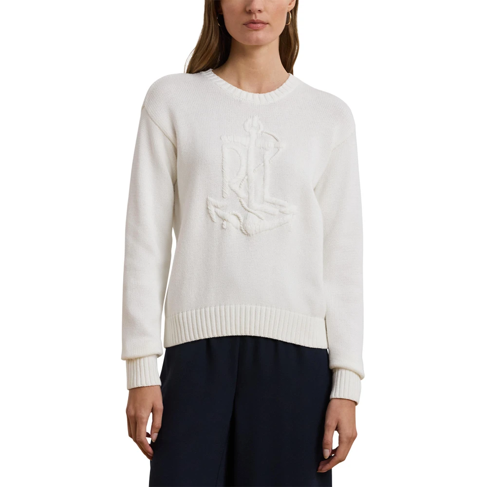 Γυναικείο Βαμβακερό Πουλόβερ Anchor-Logo Combed  Polo Ralph Lauren