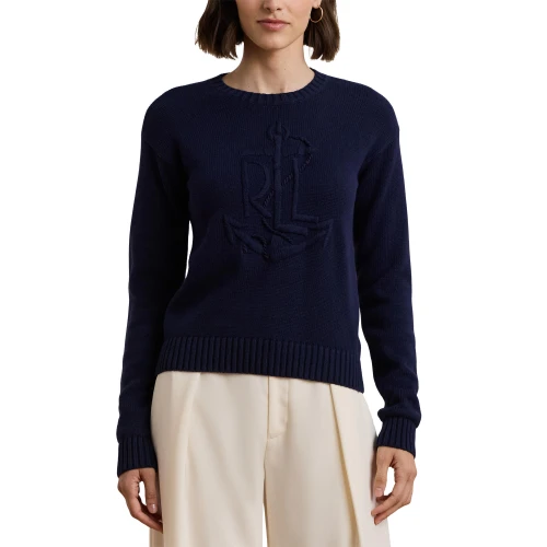Γυναικείο Βαμβακερό Πουλόβερ Anchor-Logo Combed  Polo Ralph Lauren