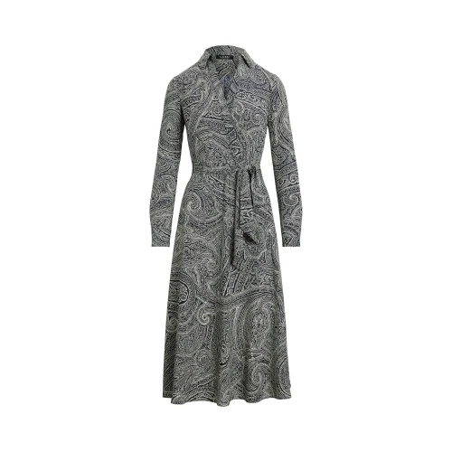 Γυναικείο Φόρεμα Paisley Crepe Midi Polo Ralph Lauren