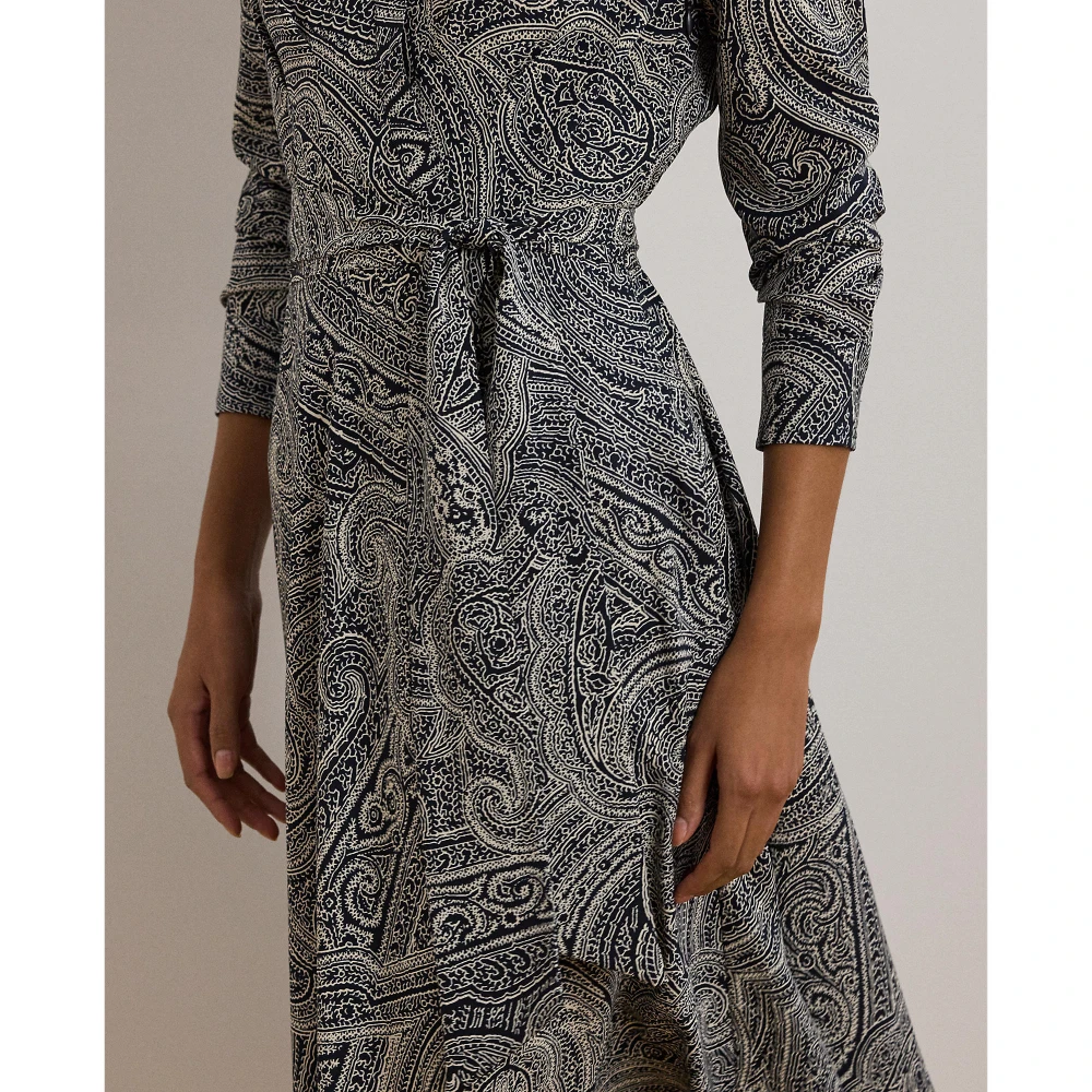 Γυναικείο Φόρεμα Paisley Crepe Midi Polo Ralph Lauren