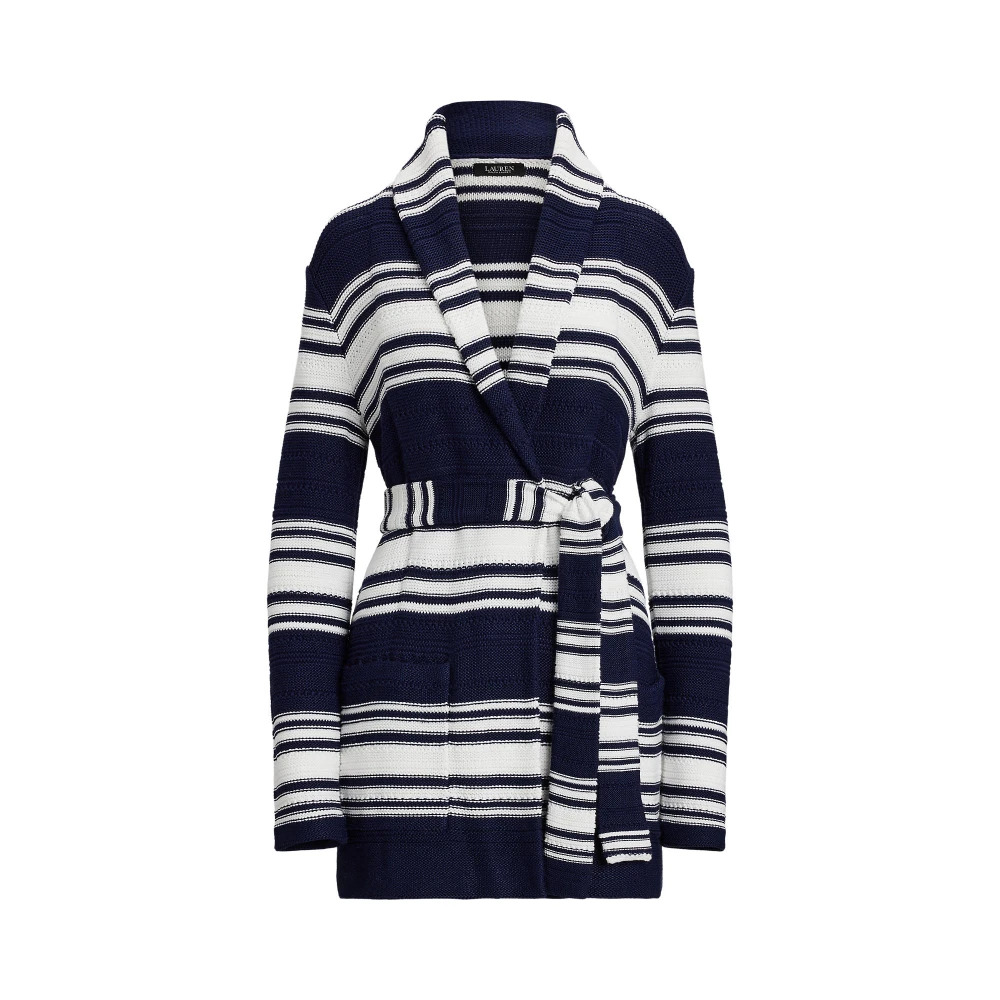 Γυναικεία Ζακέτα Striped Belted Cotton-Blend Polo Ralph Lauren