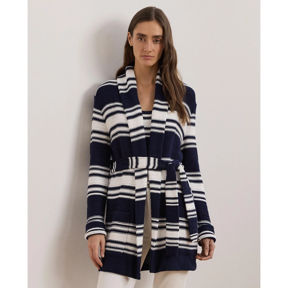 Γυναικεία Ζακέτα Striped Belted Cotton-Blend Polo Ralph Lauren