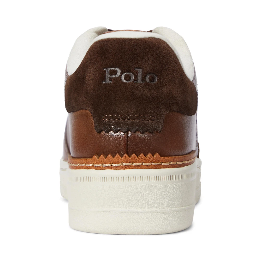 Ανδρικά Παπούτσια Masters Court Burnished Leather Sneaker  Polo Ralph Lauren