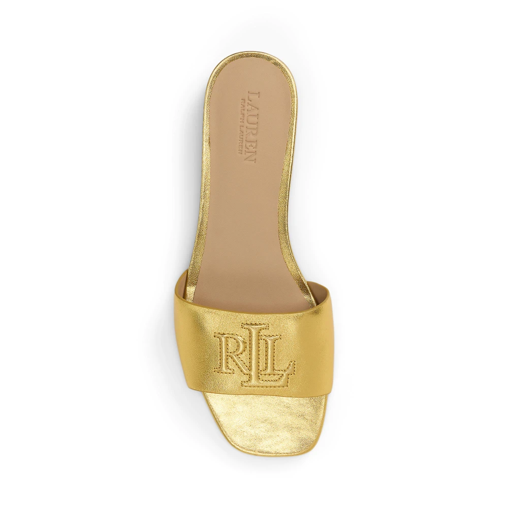 Σανδάλια Everley Metallic Leather Polo Ralph Lauren