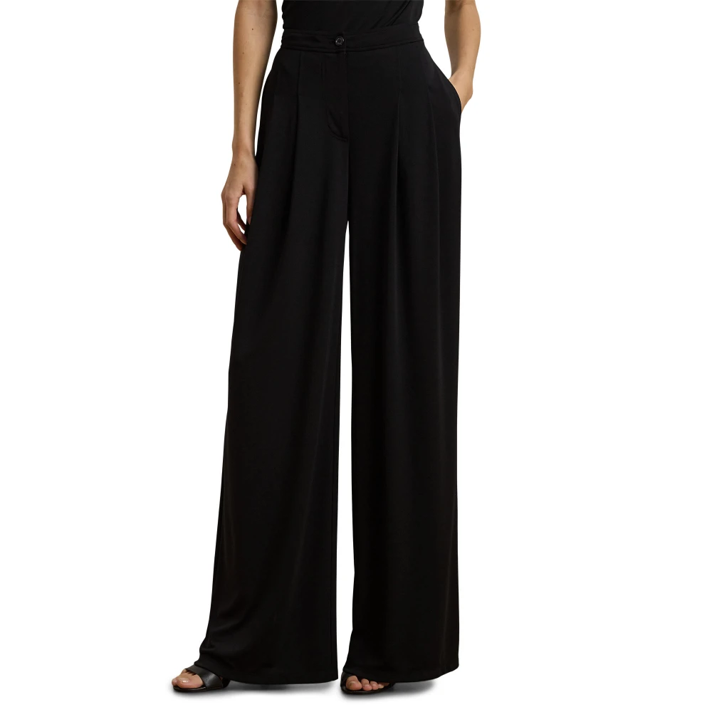 Γυναικείο Παντελόνι Pleated Stretch Jersey Wide-Leg Polo Ralph Lauren