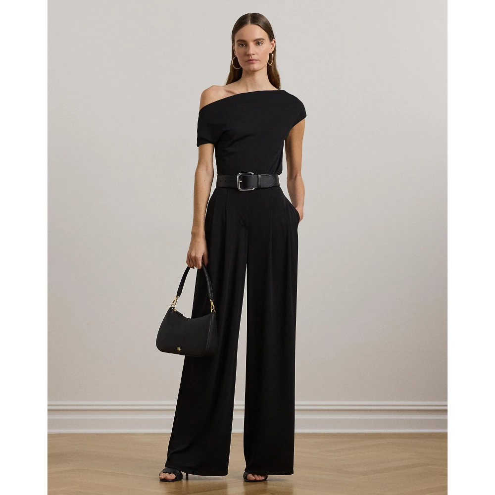 Γυναικείο Παντελόνι Pleated Stretch Jersey Wide-Leg Polo Ralph Lauren