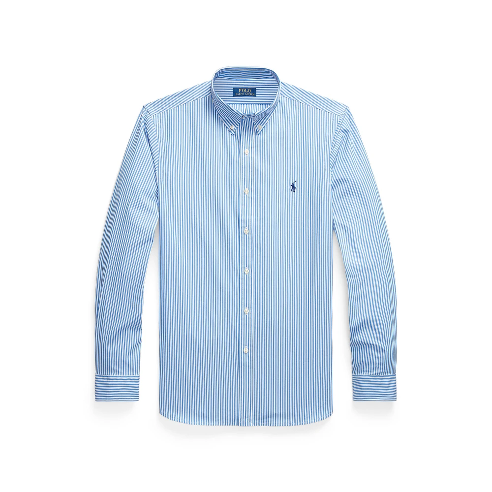Ανδρικό Πουκάμισο Custom Fit Striped Stretch Poplin Shirt   Polo Ralph Lauren
