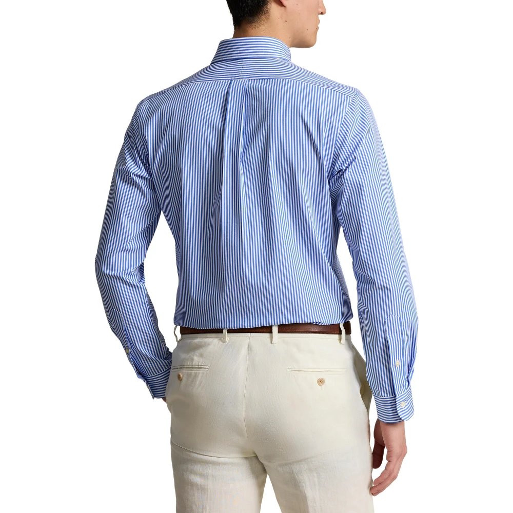 Ανδρικό Πουκάμισο Custom Fit Striped Stretch Poplin Shirt   Polo Ralph Lauren
