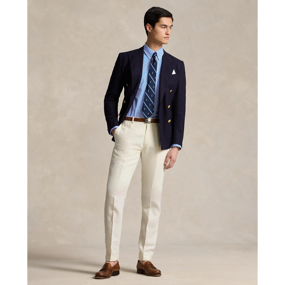 Ανδρικό Πουκάμισο Custom Fit Striped Stretch Poplin Shirt   Polo Ralph Lauren