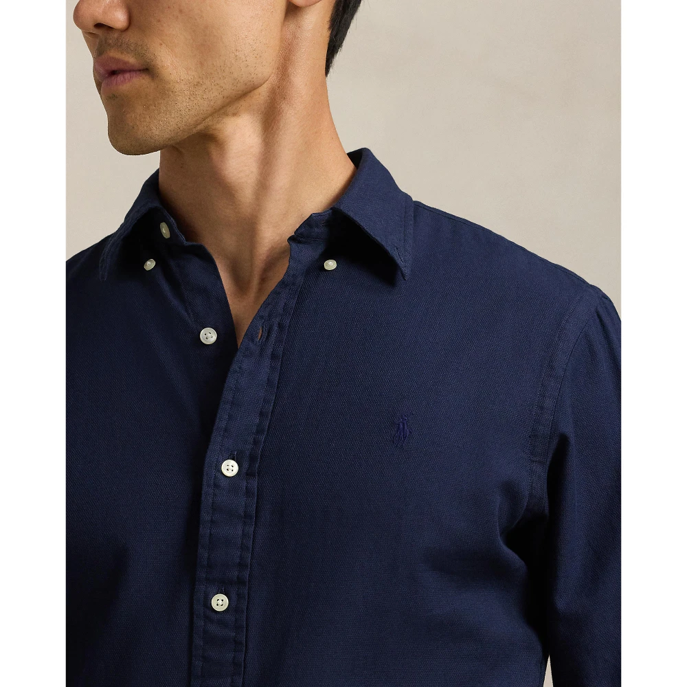 Ανδρικό Πουκάμισο Custom Fit Garment-Dyed Dobby Shirt Polo Ralph Lauren