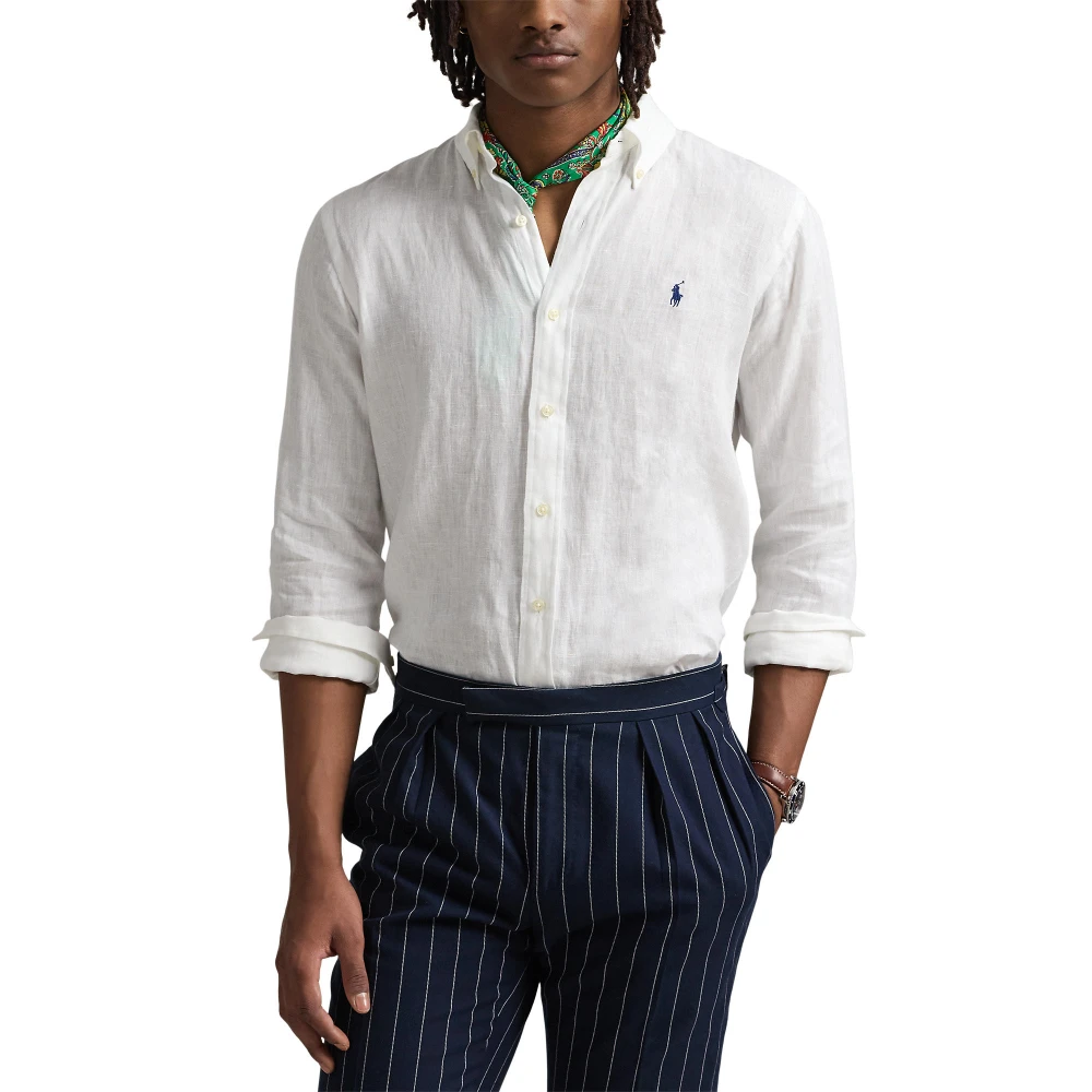 Ανδρικό Πουκάμισο Custom Fit Linen Shirt Polo Ralph Lauren