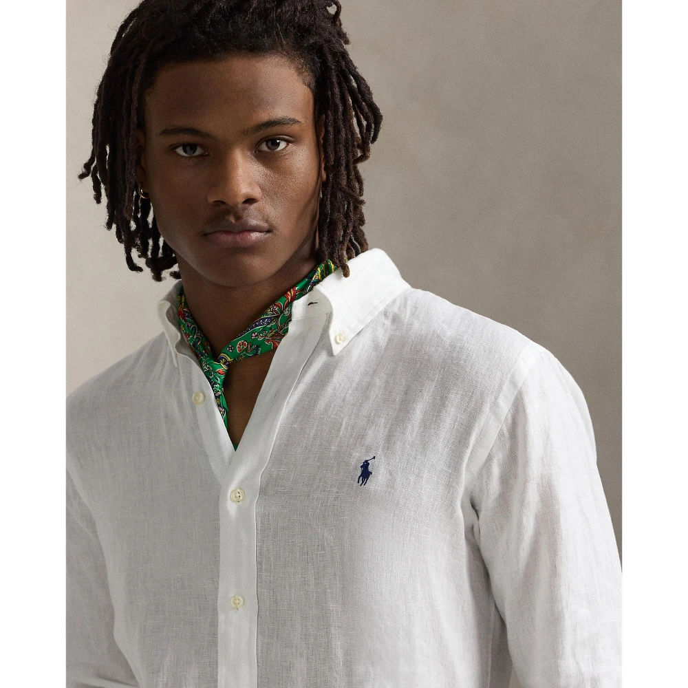 Ανδρικό Πουκάμισο Custom Fit Linen Shirt Polo Ralph Lauren